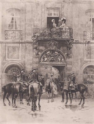 The Serenade
from the painting by C. Delort